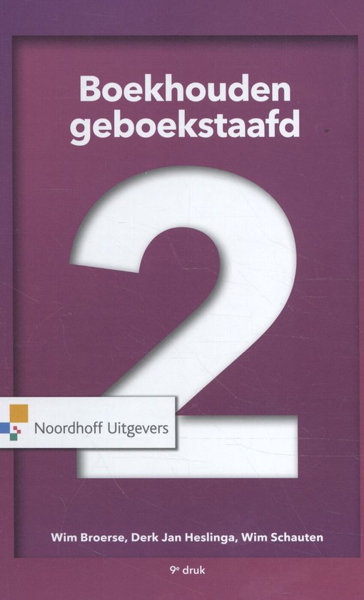 Boekhouden geboekstaafd 2
