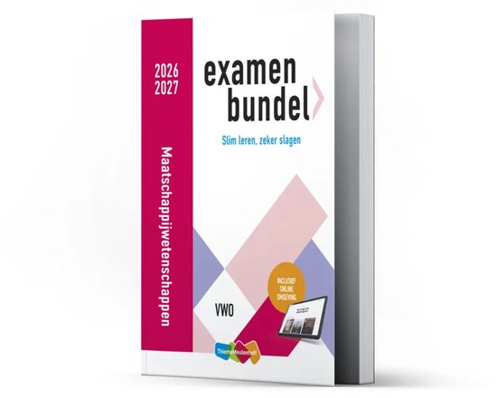 Examenbundel vwo Maatschappijwetenschappen 2026/2027