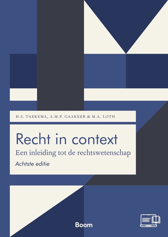 Boom Juridische studieboeken - Recht in context